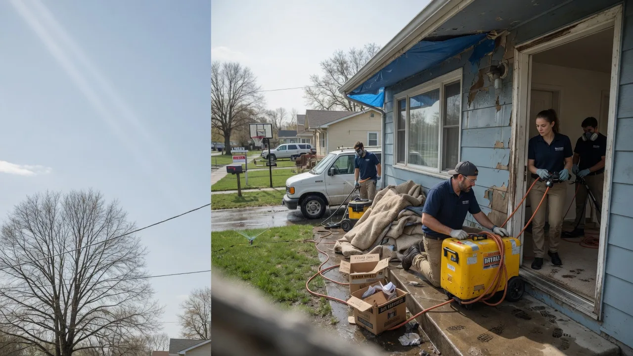 Basement Flood Cleanup in Meade, KS near me